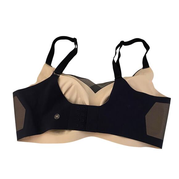 Honeylove CrossOver Runway Black Mesh Wireless Bra Size 1X - Picture 3 of 6
